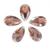 10.5X18mm Water Red Loose Strass Sewing Rhinestones