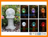 Solar Push Light Crystal Ball Garden Lamp (SBP-FL-008)