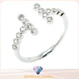 Factory Price High Quality Wholesale 2016 Fashion Crystal 925 Sterling Silver Jewelry for Men Women Engagement White Gold Wedding Diamond Ring (R10413)