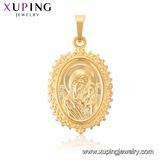 33699 Fashion Star Shape Gold-Plated Jewelry Zircon Pendant