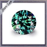 Wuzhou Wholesale Price Deep Green Loose Moissanite Stone