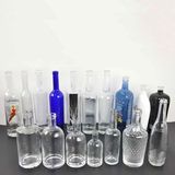 China Wholesale Crystal Liquor Bottle with Frosting and Decal
