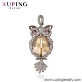 32906 Xuping Creative Designed Crystals From Swarovski Owl Shape Fancy Pendant Designs for Girls