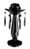 Black Crystal Candlestick Christmas Decoration