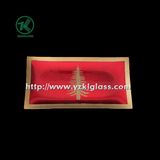 Single Wall Color Glass Plate by SGS (KLP90718-2)