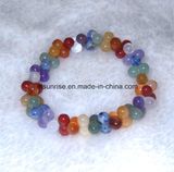 Semi Precious Stone Fashion Crystal Beaded Bracelet Jewelry