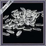 Clean White Color Marquise Shape Glass