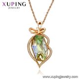 43146 Xuping Charming Gemstone Designs Crystals From Swarovski Necklace Jewelry