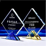 2018 Wholesale Custom Clear Crystal Award Crystal Glass Trophy