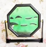 Nice Elegant Crystal Glass Sand Painting Sandglass