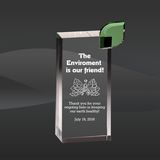 Personalized K9 Crystal Trophy of More Popular Crystal Awards