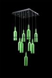 Newly Style Colored Glass Modern LED Chandelier