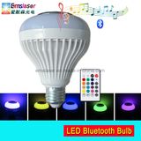 LED Bluetooth Bulb Speaker RGB E27 Wireless Music Player with Remote Control