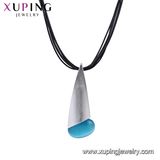 Necklace-00612 Fashion Rhodium CZ Moon Star Design Jewelry Pendant Necklace