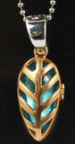 Silver Gold Jewelry Crystal Glass Locket Pendants Wholesale