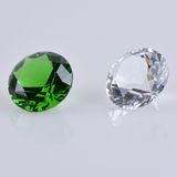 Colorful Glass Crystal Diamond Engraving for Wedding Gifts