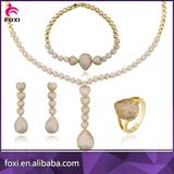 Fashion Trendy 18k Gold Plated Moroccan Wedding Jewelry Set