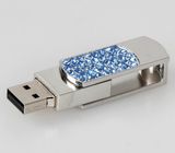 Swivel Metal Jewellry Diamond Gift USB Memory Thumb Drive Stick