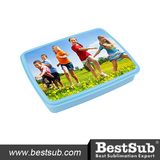 Plastic Lunch Box W/ Grid (Light Blue) W/ Insert