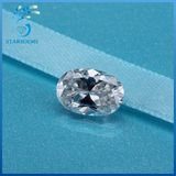 4X6mm 0.5 Carat Oval Cut High Quality Synthetic White Moissanite Diamond for Rings