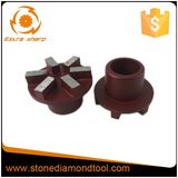 6 Segments Concrete Restoration Metal Bond Diamond Grinding Plug