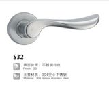 Stainless Steel Hollow Tube Lever Door Handle (S32)