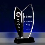 Hot-Selling Glass Medal Trophy, Color Glass Award for Sport Gifts