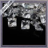 Wuzhou Factory Price Square Princess Cut Natural White Topaz