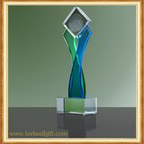 Custom Fine Crystal Glass Trophy