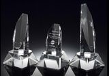 Six-Sided Crystal Trophy