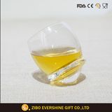 Sublimation Rocking Bottom Custom Spinning Shot Glass