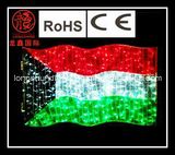 LED National Flag Motif Light for Outdoor