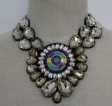 Fashion Costume Jewelry Bead Crystal Collar Necklace (JE0082)