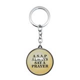 Wholesale Custom Portable Double Sided Metal Souvenir Crystal Keyring
