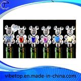Newest Colorful Cute Little Bear Crystal Wine Plug Wine Stoper