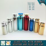 Colorful UV Electroplating Tubular Glass Vial with