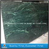 Natural India Verde Green Marble for Floor Tiles, Countertop, Worktops