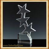 Blank Glass Trophy Custom Five-Pointed Star