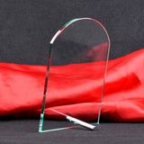 Jade Green Glass Award Trophy Cheap Item