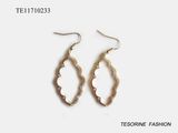 New Arrival Fashion Design Gold Plated Crystal Earrings Jewelry