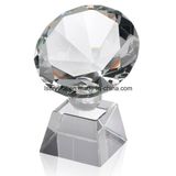 Diamond Shape K9 High Quality Crystal Trophy for Souvenir