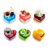 Customized Fashion Cake Shape Fridge Magnet Gold Silver Fluorescent Flag