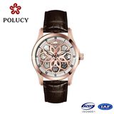 Skeleton Mechanical Luxury Stainless Steel China Supplier Mens Wrist Watches