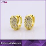 New Model Cubic Zirconia Huggie Earrings for Women
