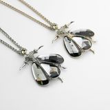 Fashion Girl Crystal Pendant Necklace Longchain Sweater Necklace