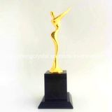 Bodybuilding Goddess Resin Crystal  Trophy 