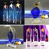 Crystal Souvenir Gift Crystal Star Trophy