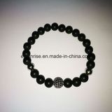 Semi Precious Stone Nautral Crystal Agate Beaded Bracelet