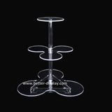 Acrylic Crystal 3 Tire Cake Stand (BTR-K3012)