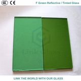 6mm F Green Dark Green Reflective Glass with Ce & ISO9001 for Glass Window